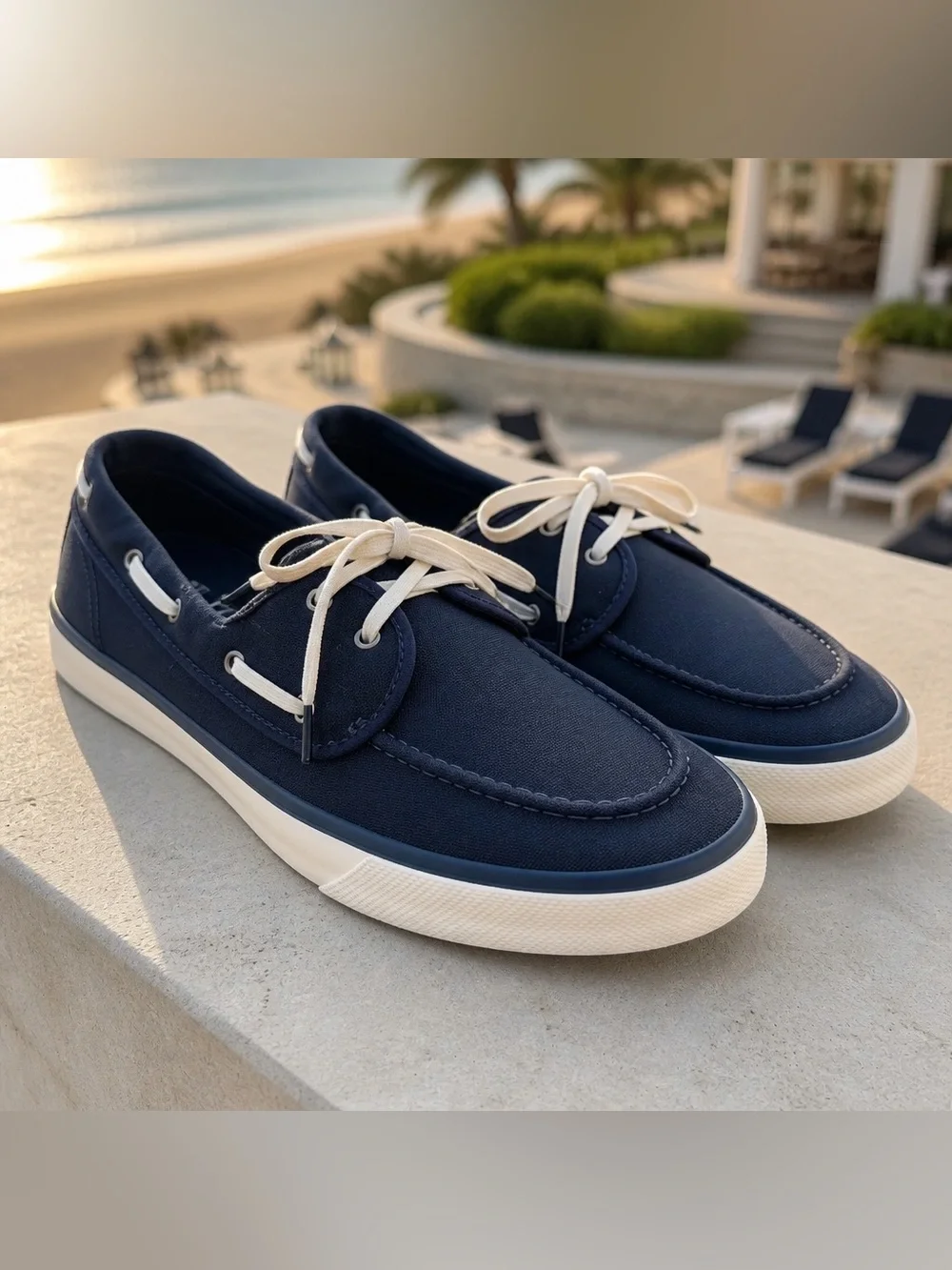 Sperry Men’s Captain 2 Eye Lace Up Sneaker Boat Shoe, Navy Canvas 11.5 M